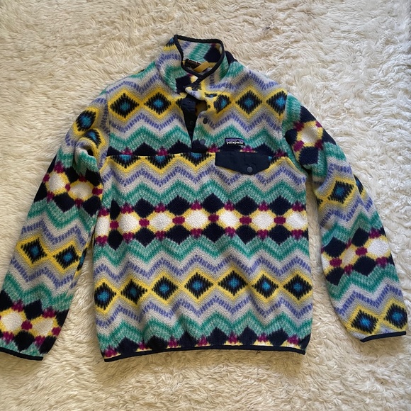 Patagonia Jackets & Blazers - Patagonia Women’s Multicolor Synchilla Pullover Fleece Size M